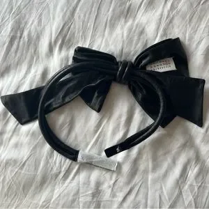 Maison Martin Margiela Leather Bow Waist Belt MM6 Maison Margiela MM6 by Maison Martin Margiela Elastic  main image 4